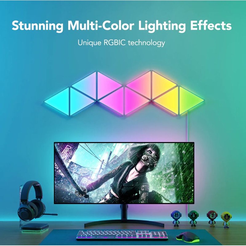 Govee Glide Tri-angle Light Panels 10PCS - H6067 Govee Glide Tri-angle Light Panels 10PCS - H6067